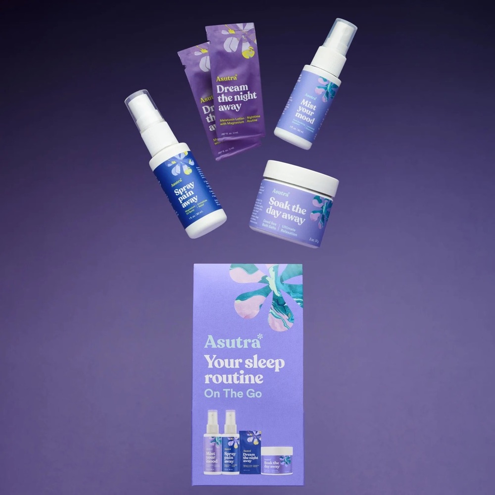 Asutra sleep travel set of two